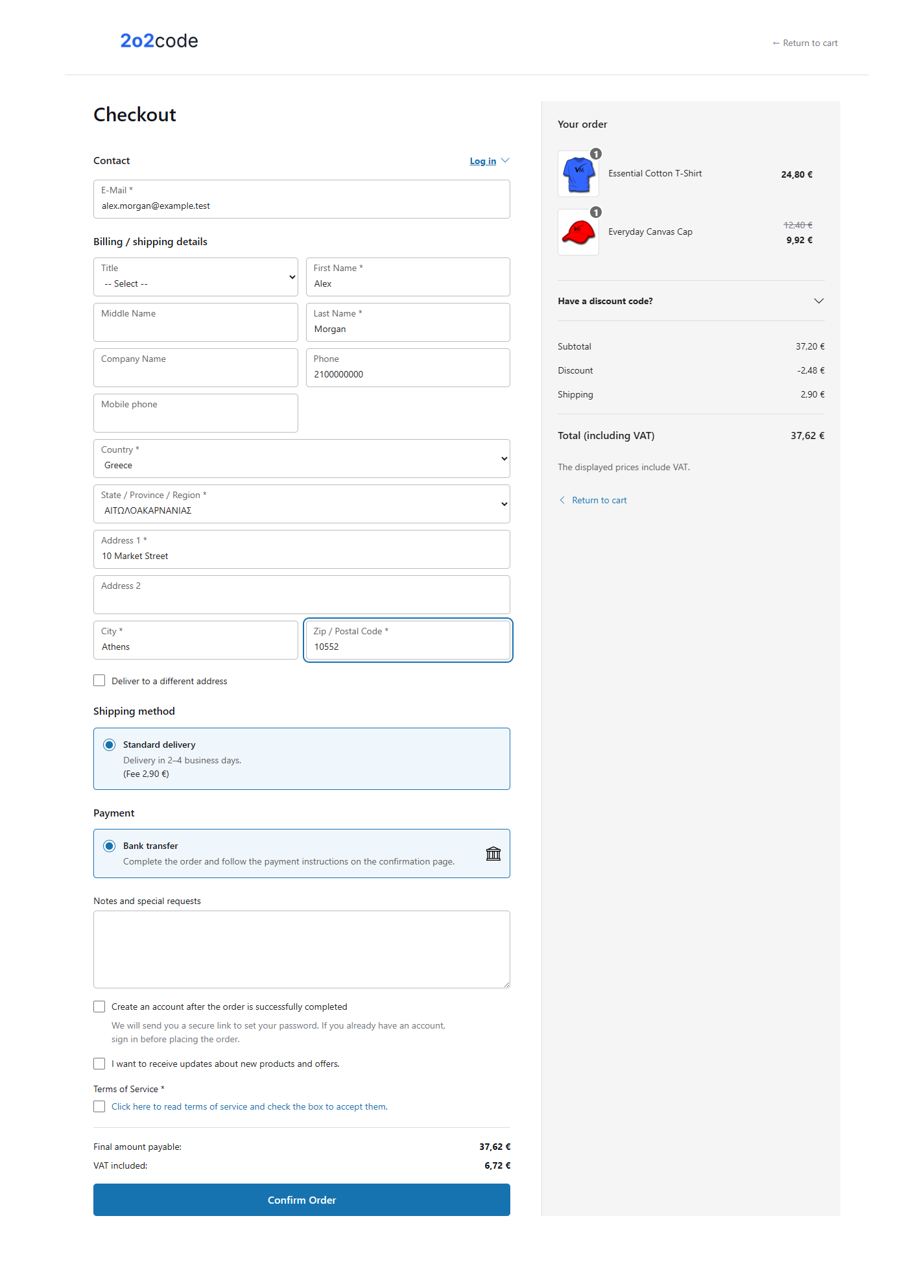 Premium Checkout Suite One Page checkout with customer details, delivery, payment and order totals